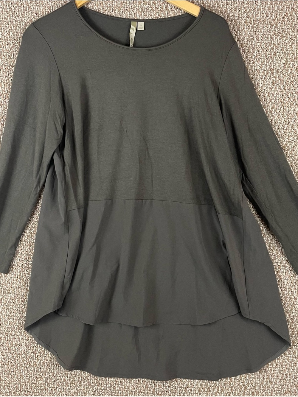 Comfy USA Tunic Women’s Small 3/4 Sleeve Stretch Casual Relaxed Made In USA T269